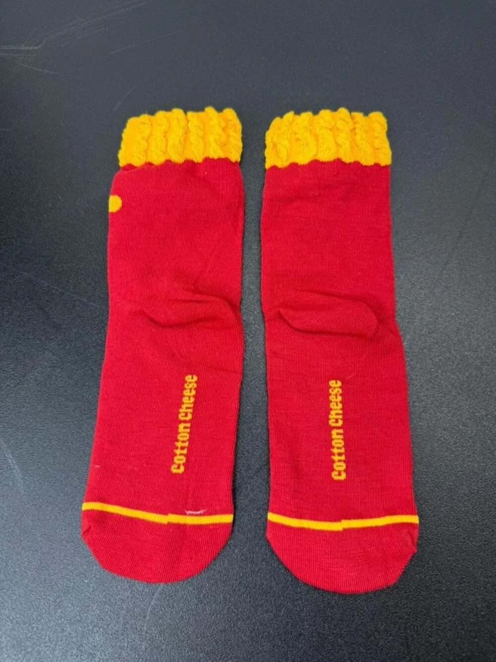 Funny Fast Food Fries Socks 3 Pairs Men Women Novelty Crew Unisex Gift